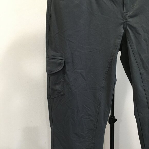 KUHL Dark Gray Adjustable Leg Flap Pockets Drawstring Waist Hiking Active Pant - Picture 9 of 16